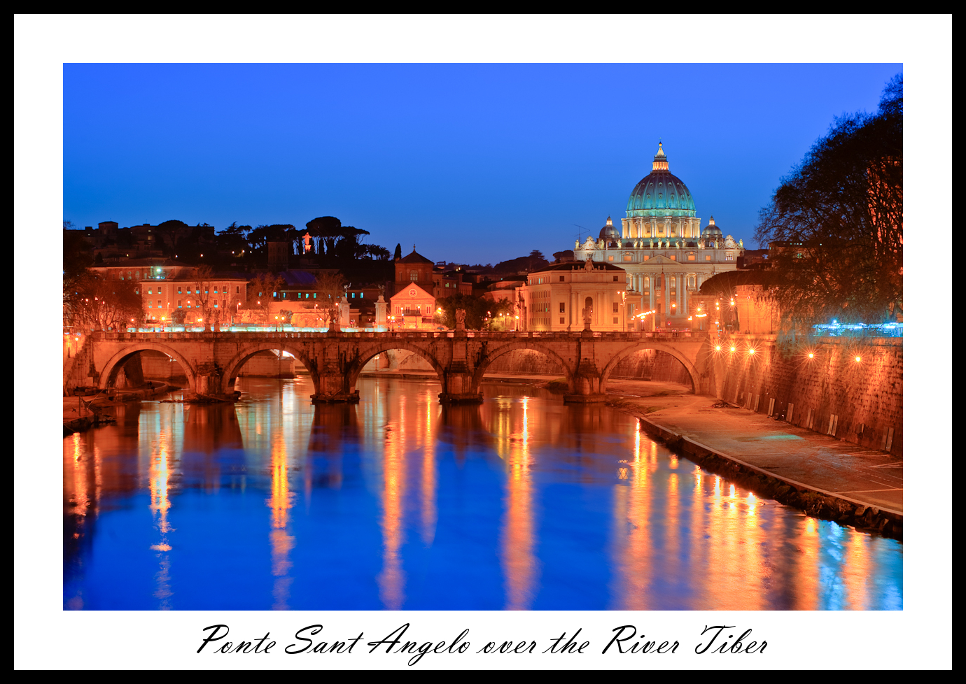 Ponte Sant Angelo over the River Tiber