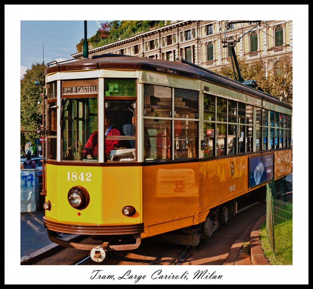 Tram, Largo Cariroli, Milan