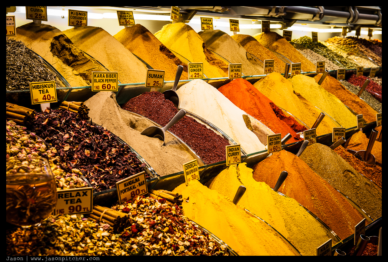 Spices, Spice Bazaar, Istanbul