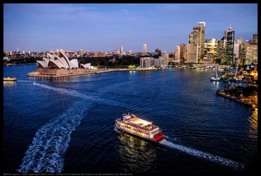 Sydney Cityscape from Sydney Harbour Bridge